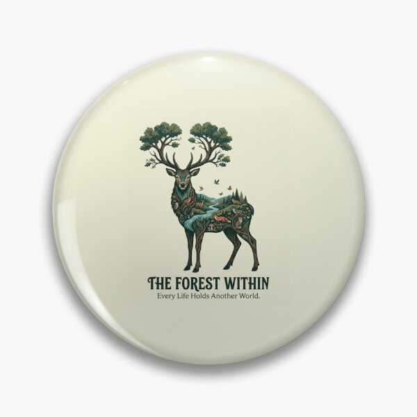 Item preview, The Forest Within Deer Artwork | Premium Nature Illustration designed and sold by Amr Darwish Graphic designer.