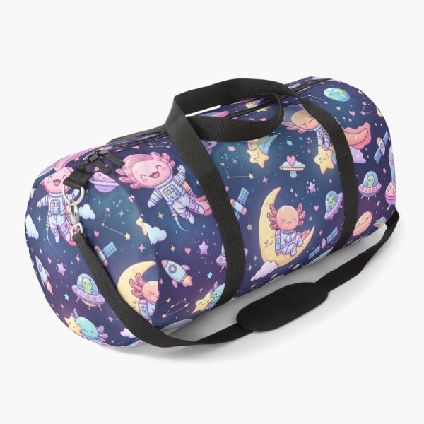 Item preview, Astro Axolotl Adventure | Cute Space Seamless Pattern | Kawaii Cartoon Print designed and sold by AP Digi Store.