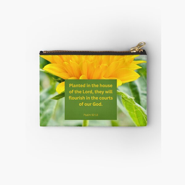 Item preview, Psalm 92 yellow flower background  designed and sold by happytraveller1.