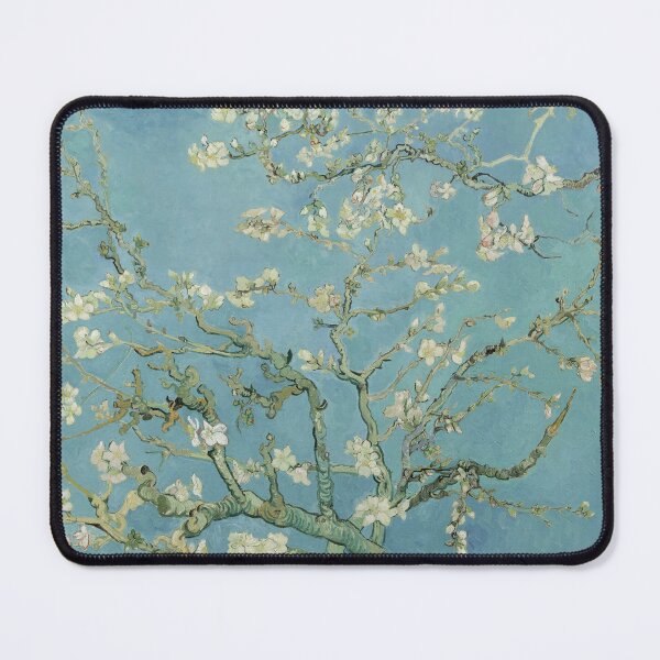 Item preview, Almond Blossom 1890 by Vincent van Gogh | Classic Impressionist Blue Floral Fine Art designed and sold by GalleryRowTV.
