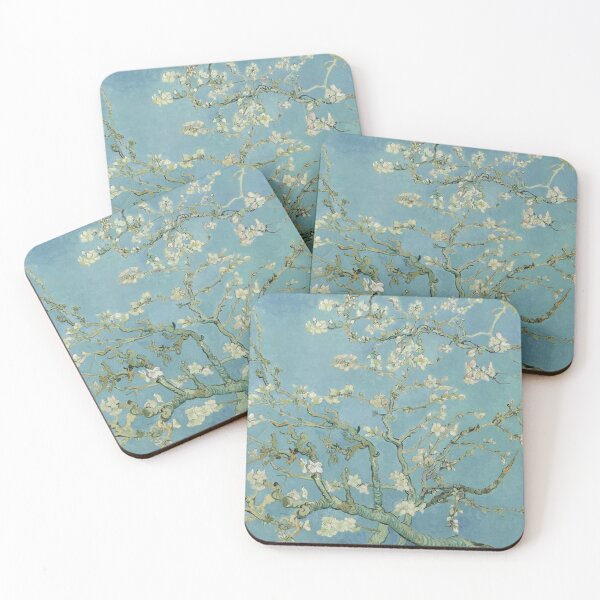 Item preview, Almond Blossom 1890 by Vincent van Gogh | Classic Impressionist Blue Floral Fine Art designed and sold by GalleryRowTV.