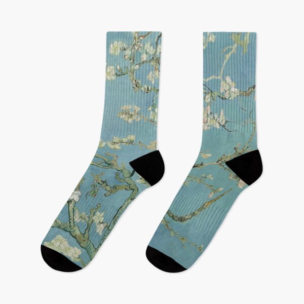 Item preview, Almond Blossom 1890 by Vincent van Gogh | Classic Impressionist Blue Floral Fine Art designed and sold by GalleryRowTV.