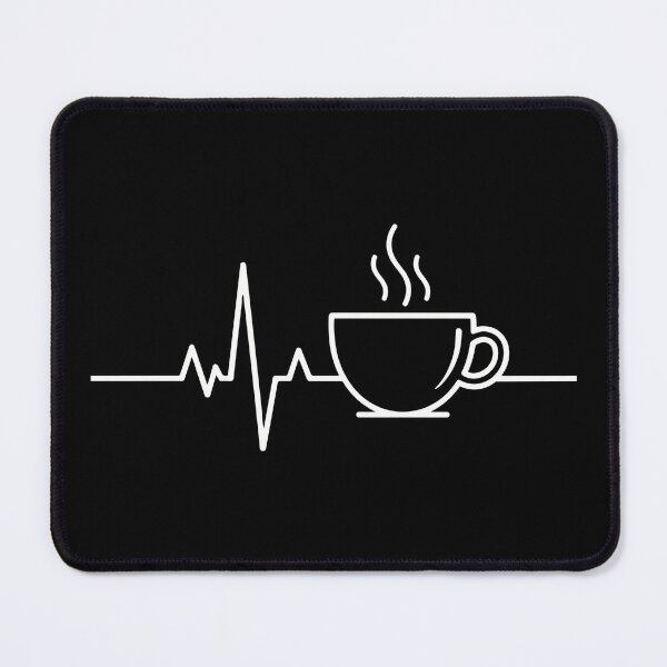 Item preview, Coffee Heartbeat Caffeine Lover Drinker designed and sold by SofiBlair.