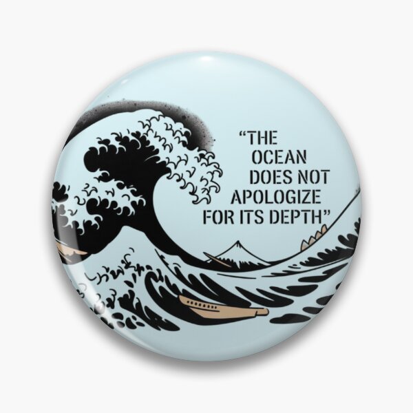 Item preview, Banksy - The ocean does not apologize for its depth designed and sold by 123ks.