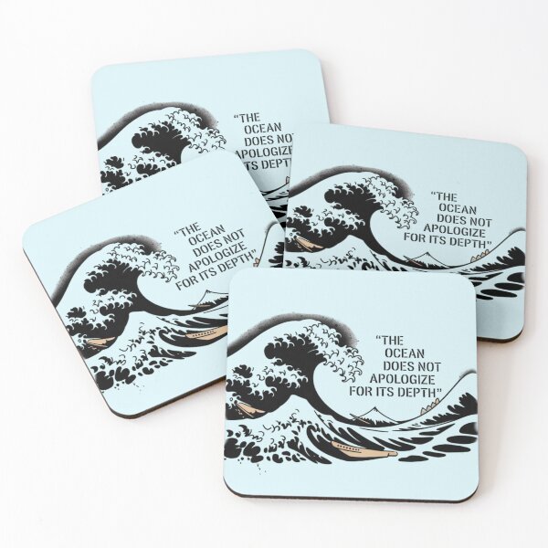Item preview, Banksy - The ocean does not apologize for its depth designed and sold by 123ks.