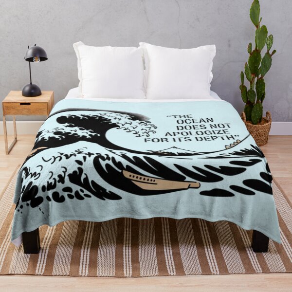 Item preview, Banksy - The ocean does not apologize for its depth designed and sold by 123ks.