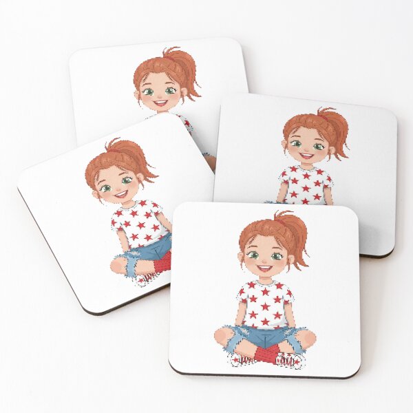 Item preview, Cute red-haired girl designed and sold by ANVivid.