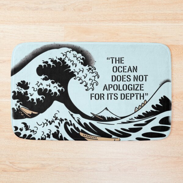Item preview, Banksy - The ocean does not apologize for its depth designed and sold by 123ks.