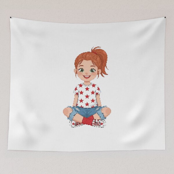 Item preview, Cute red-haired girl designed and sold by ANVivid.