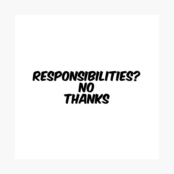 Item preview, ¿Responsabilidades en la tipografía del texto? No, gracias. Humor para adultos. designed and sold by TypeboldStudio.