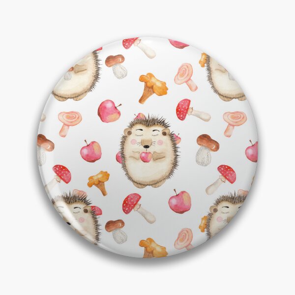 Item preview, Sweet Hedgehog Design Allover Pattern designed and sold by TeeGeeTees.