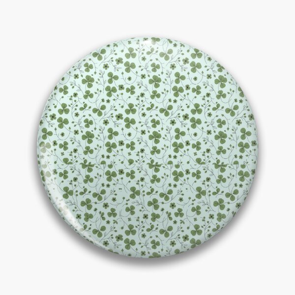 Item preview, Sage Green Clover Leaves – Whimsical Hand Drawn Nature Pattern designed and sold by NuvoraNest.