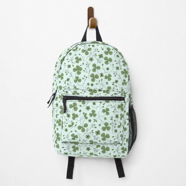Item preview, Sage Green Clover Leaves – Whimsical Hand Drawn Nature Pattern designed and sold by NuvoraNest.