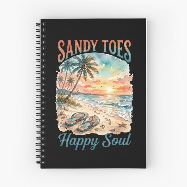 Item preview, Sandy Toes Happy Soul - Beach Flip Flops designed and sold by dudelinart.