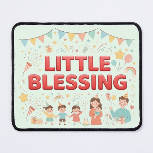 Item preview, New Birthday Little Blessing Celebratory Sticker designed and sold by Love & Papercraft ⭐️⭐️⭐️.