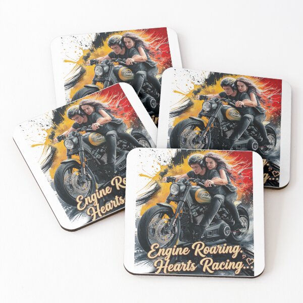 Item preview, Engine Roaring - Hearts Racing designed and sold by Concept-Hub.