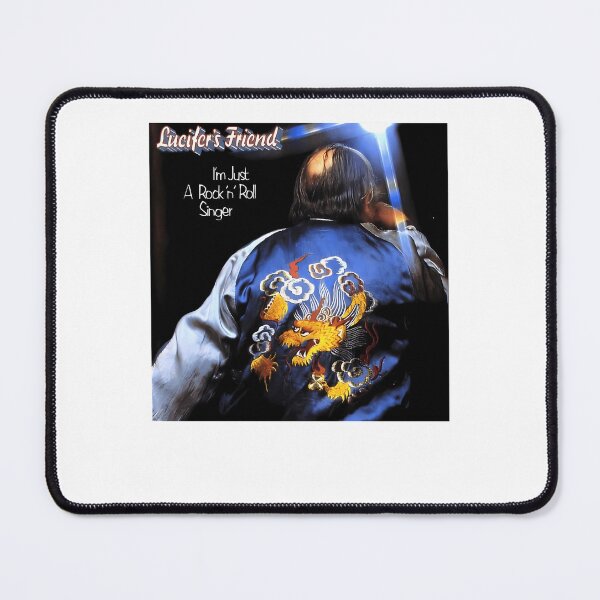Item preview, Embroidered Golden Dragon Blue Satin Jacket Rock Star Back View designed and sold by saumyamystery.