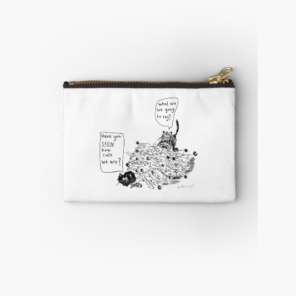 Item preview, Black & white art of black cats at Christmas  designed and sold by KPlayerAdhder.