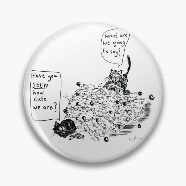 Item preview, Black & white art of black cats at Christmas  designed and sold by KPlayerAdhder.