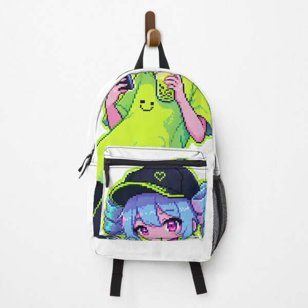 Item preview, Retro Pixel Anime Girl Drinking Boba designed and sold by ZenOtaku Lab.