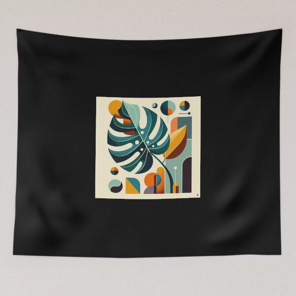 Item preview, Geometric Monstera Leaf designed and sold by JesseStewart.