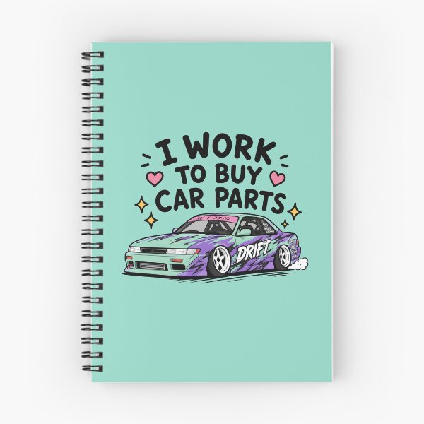 Item preview, I Work To Buy Car Parts designed and sold by MonkiFlipp.