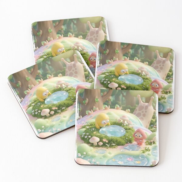 Artikelvorschau, Cute Kawaii Fairy Pond | Whimsical Forest Fantasy Adventure entworfen und verkauft von BluePeace Studio.