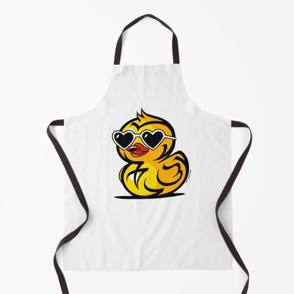 Item preview, Edgy Yellow Duck With Heart Sunglasses Streetwear Style designed and sold by elmuna.