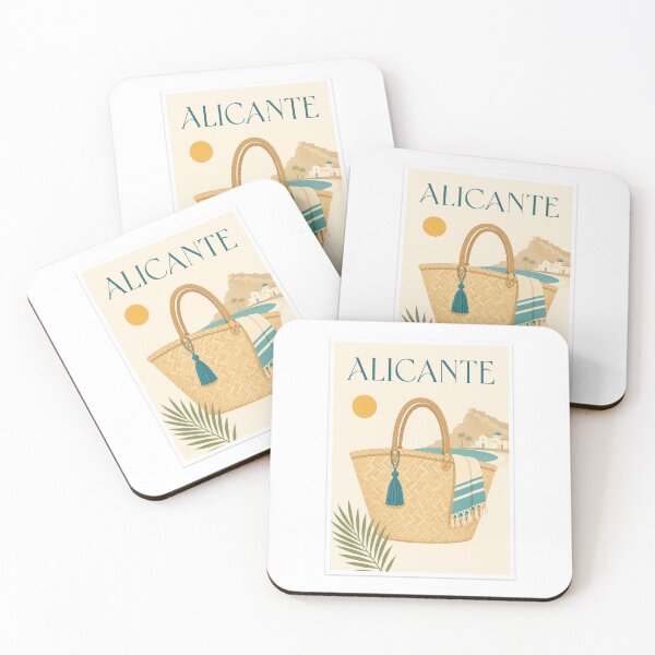 Item preview, Alicante Beach Basket Travel Poster designed and sold by Beyond Destinations.