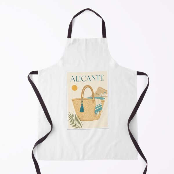 Item preview, Alicante Beach Basket Travel Poster designed and sold by Beyond Destinations.