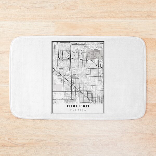 Item preview, Hialeah Map designed and sold by Tamas Das.