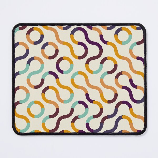 Item preview, Retro Wavy Geometric Pattern designed and sold by TexSta.