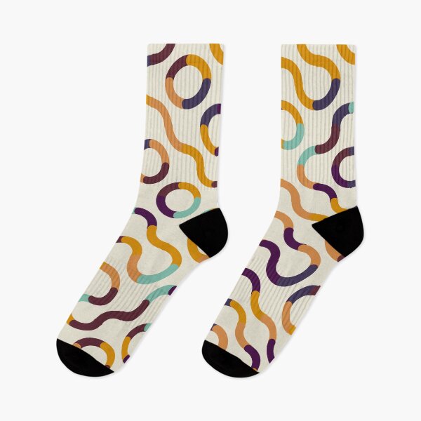 Item preview, Retro Wavy Geometric Pattern designed and sold by TexSta.