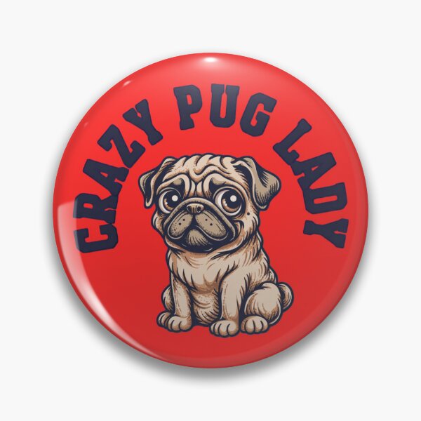 Item preview, Crazy Pug Lady designed and sold by 123ks.