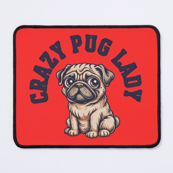 Item preview, Crazy Pug Lady designed and sold by 123ks.