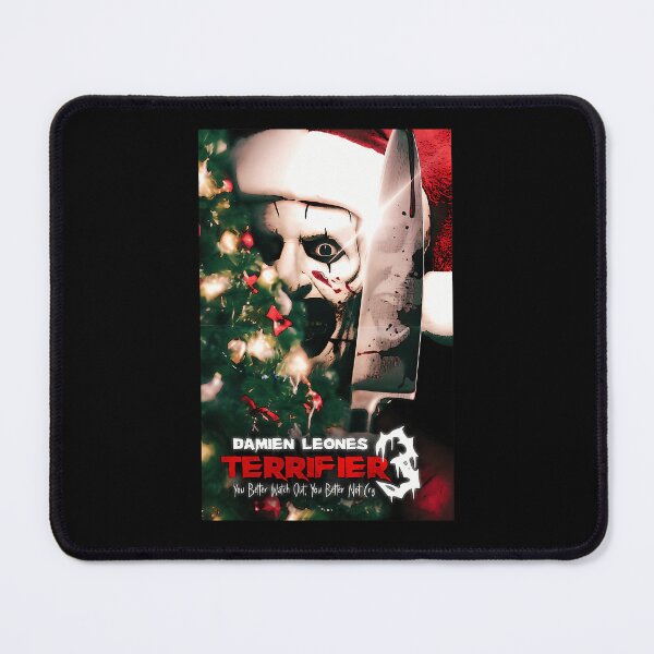 Item preview, Creepy Clown With Santa Hat Holding Knife Behind designed and sold by yourfavh.