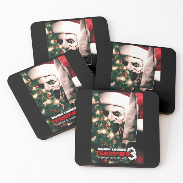Item preview, Creepy Clown With Santa Hat Holding Knife Behind designed and sold by yourfavh.