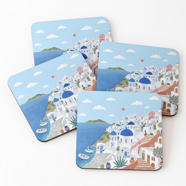 Item preview, Santorini, Greece designed and sold by POSTERIOCREW.