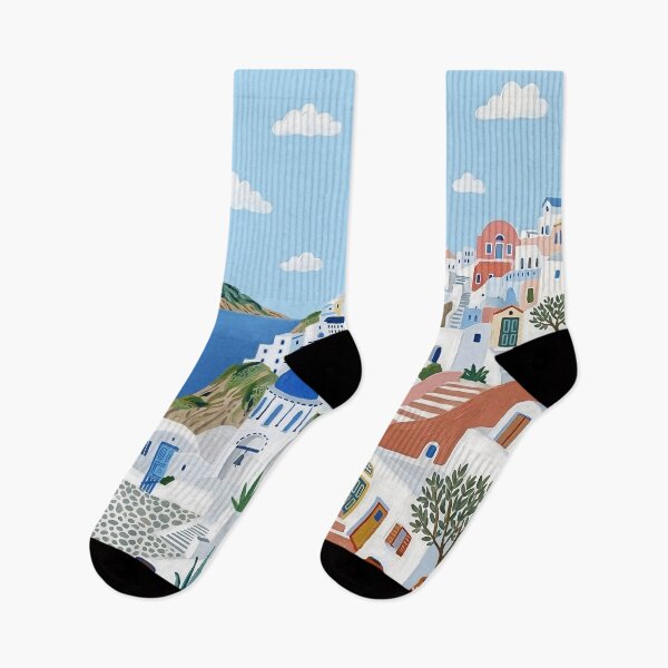 Item preview, Santorini, Greece designed and sold by POSTERIOCREW.