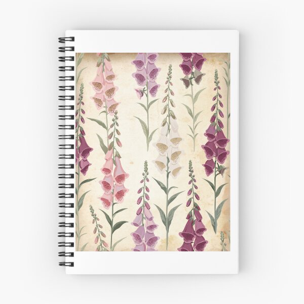Item preview, Vintage Foxglove Floral Pattern | Botanical Cottagecore Wallpaper | Antique Wildflower Design designed and sold by Mousy17.