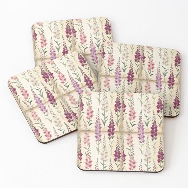 Item preview, Vintage Foxglove Floral Pattern | Botanical Cottagecore Wallpaper | Antique Wildflower Design designed and sold by Mousy17.