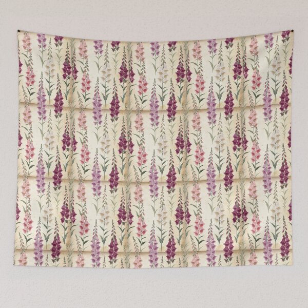 Item preview, Vintage Foxglove Floral Pattern | Botanical Cottagecore Wallpaper | Antique Wildflower Design designed and sold by Mousy17.