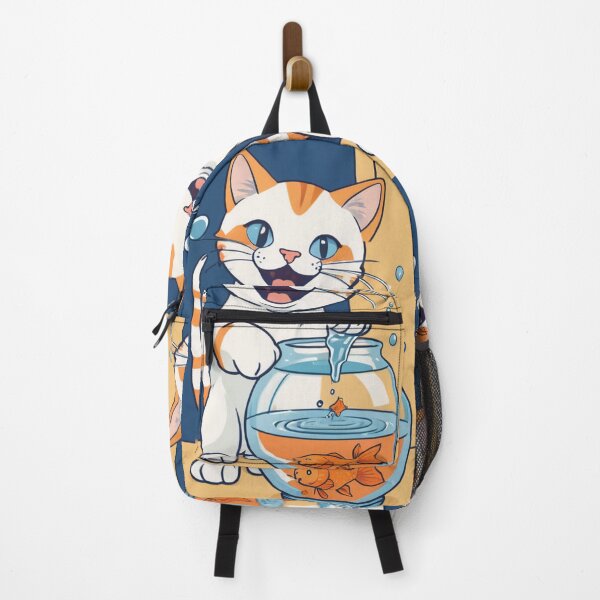 Item preview, Illustration - Stylized Feline, Expressive Manga Portrait designed and sold by World-Pets.
