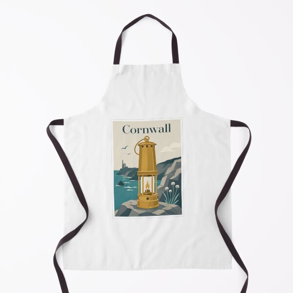 Item preview, Cornwall Mining Lantern Travel Poster designed and sold by Beyond Destinations.