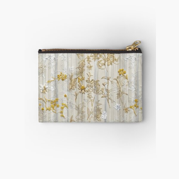 Item preview, Elegant Japanese Stripe Kimono Pattern with Gold and Yellow Accents designed and sold by Kokeshidreams.