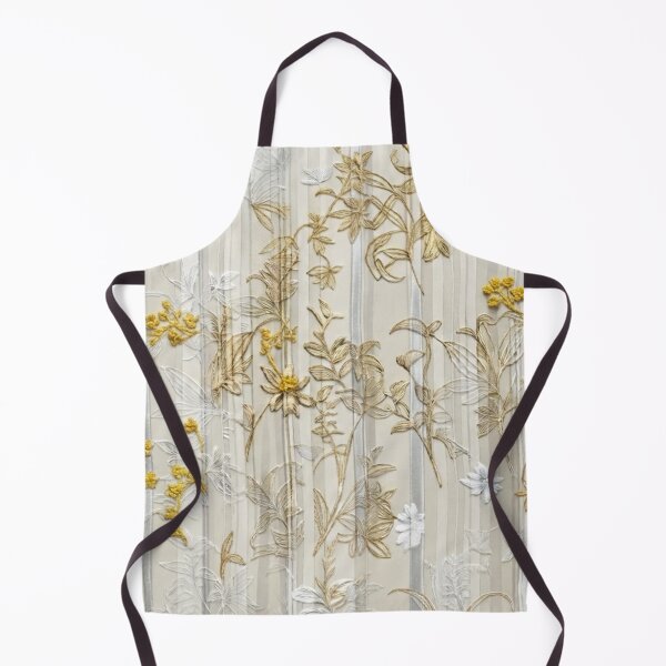 Item preview, Elegant Japanese Stripe Kimono Pattern with Gold and Yellow Accents designed and sold by Kokeshidreams.