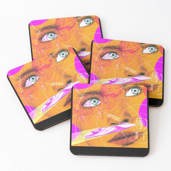 Item preview, Psychedelic Orange Cosmic Space Abstract Indie Alternative designed and sold by Decoartz.