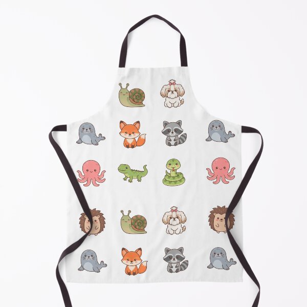 Item preview, Cute Kawaii Animals Set – Hedgehog Fox Raccoon Shih Tzu & Friends designed and sold by Pavnud.