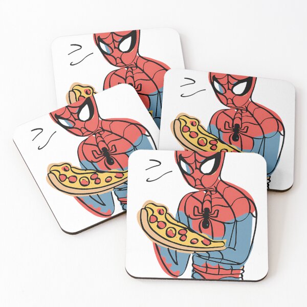 Item preview, Spidey Munching Pizza - Trendy Hilarious Comic Spider Art Eating Food Meme Cartoon Costume designed and sold by JesseStewart.