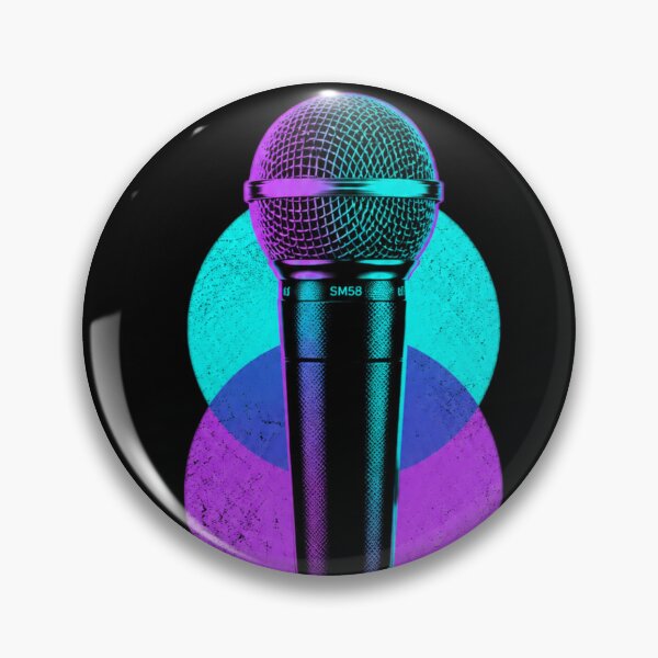 Item preview, Retro Neon Microphone Graphic – Trust Your Ears designed and sold by RelatableMess.